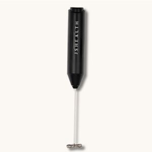 JSHealth Black Handheld Whisk Frother for Drinks Beverages in Box